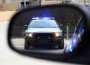 police sirens in mirror police sirens in mirror