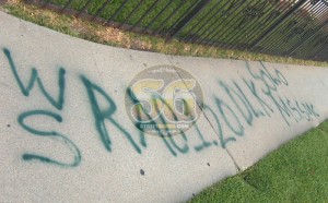 Raymond Avenue Crip, 120 gang graffiti, June 2005